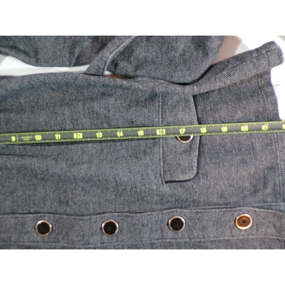 Guess Womens Small Gray Hooded Jacket With Button Details & Pockets coat - Picture 9 of 14